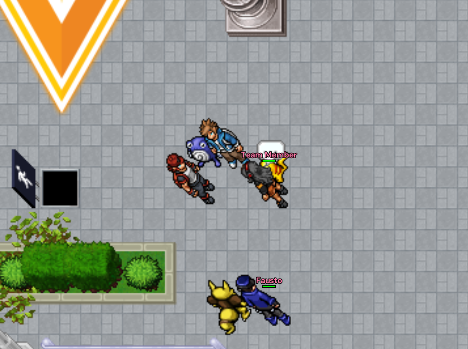 Fausto e o membro do Team — NPCs da Main Quest